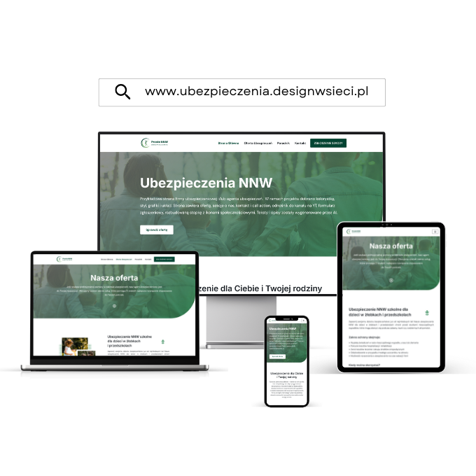 Podgląd witryny www.ubezpieczenia.designwsieci.pl